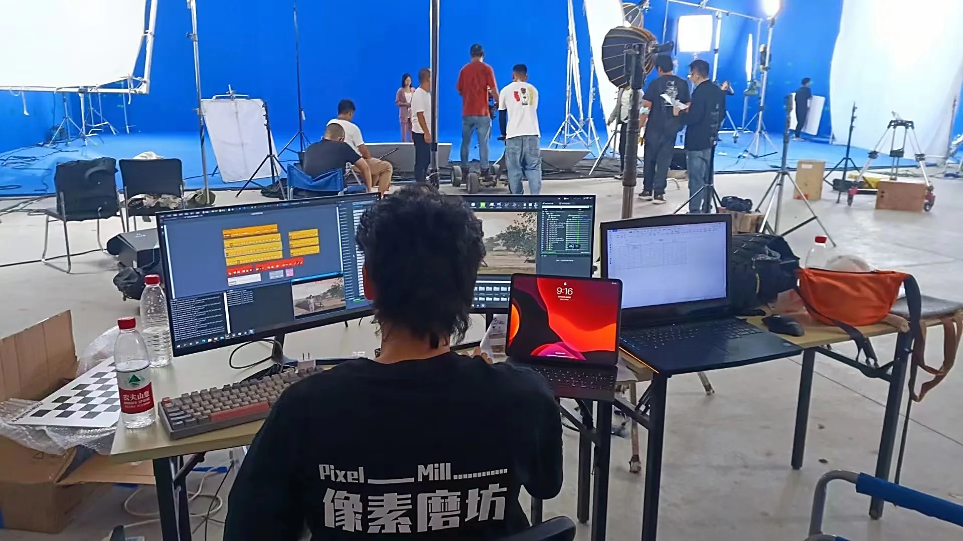 虚拟制片现场播控台