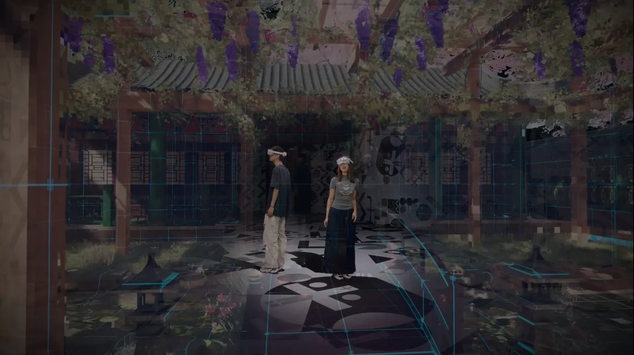 《消失的圆明园》VR 大空间产品画面